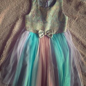 Unicorn colors dress
